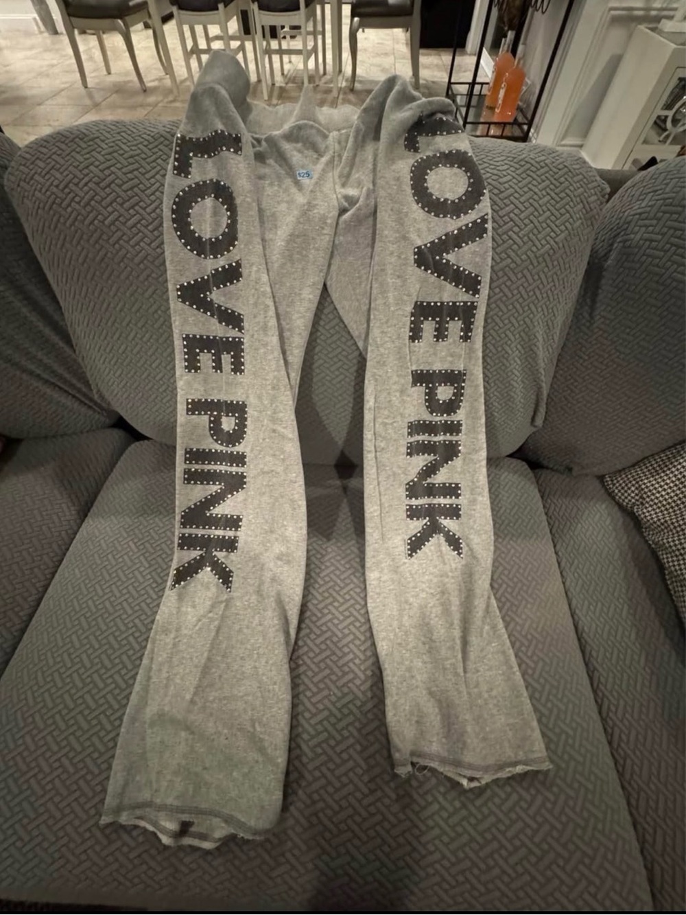 PINK Victoria's Secret Grey Cozy Zip-Up Sweatshirt